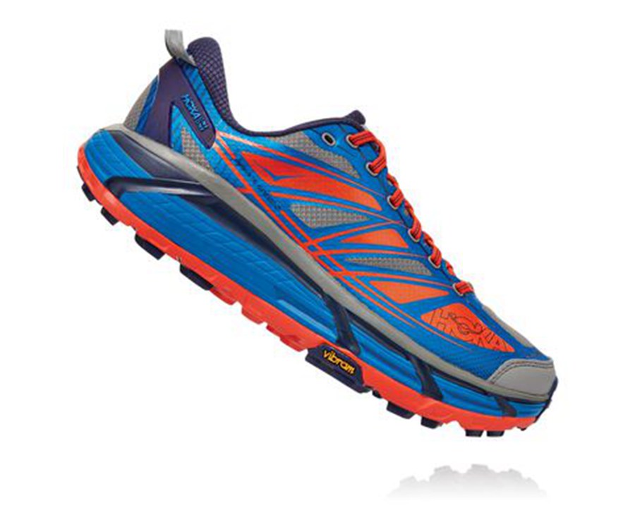 Tenis Trail Hoka One One Masculino Azuis - Mafate Speed 2 - 483-DKQGMP